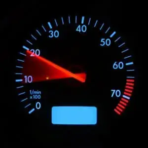 Automatische snelheidsweergave